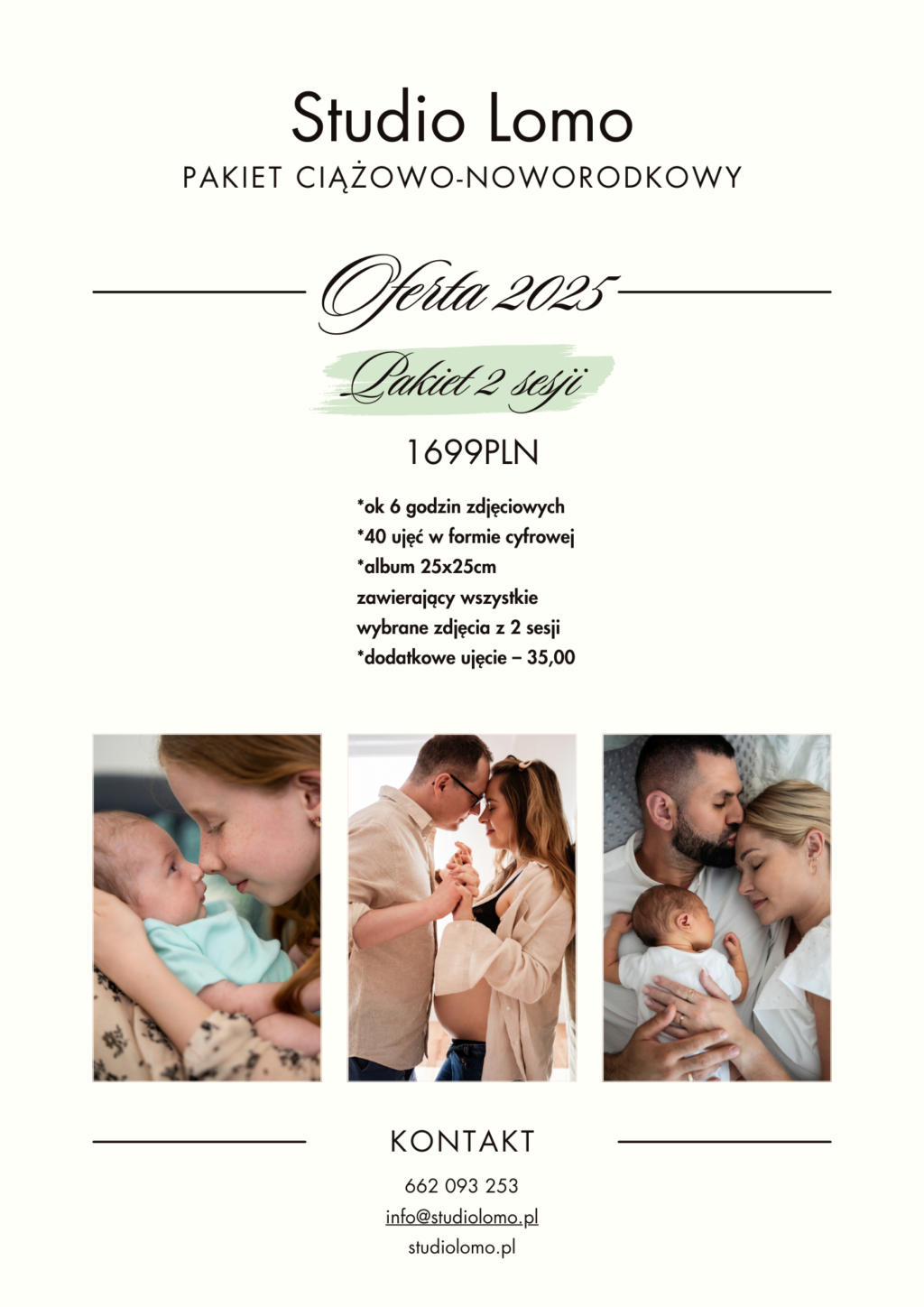 oferta sesji ciążowo-noworodkowych, fotograf Śląsk