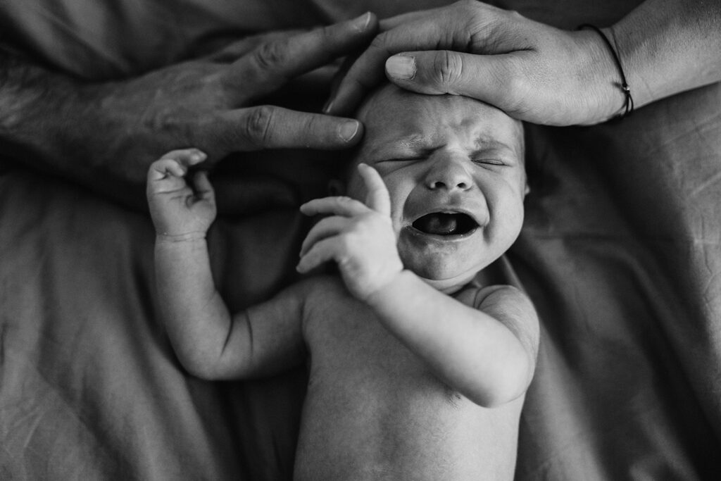 sesja noworodkowa bez pozowania