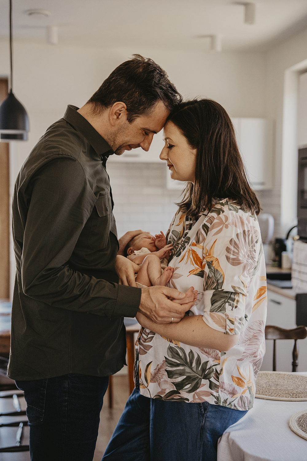 naturalna sesja noworodkowa