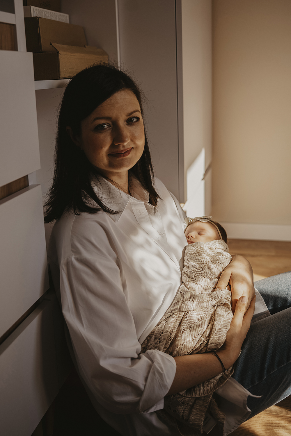 sesja noworodkowa w domu