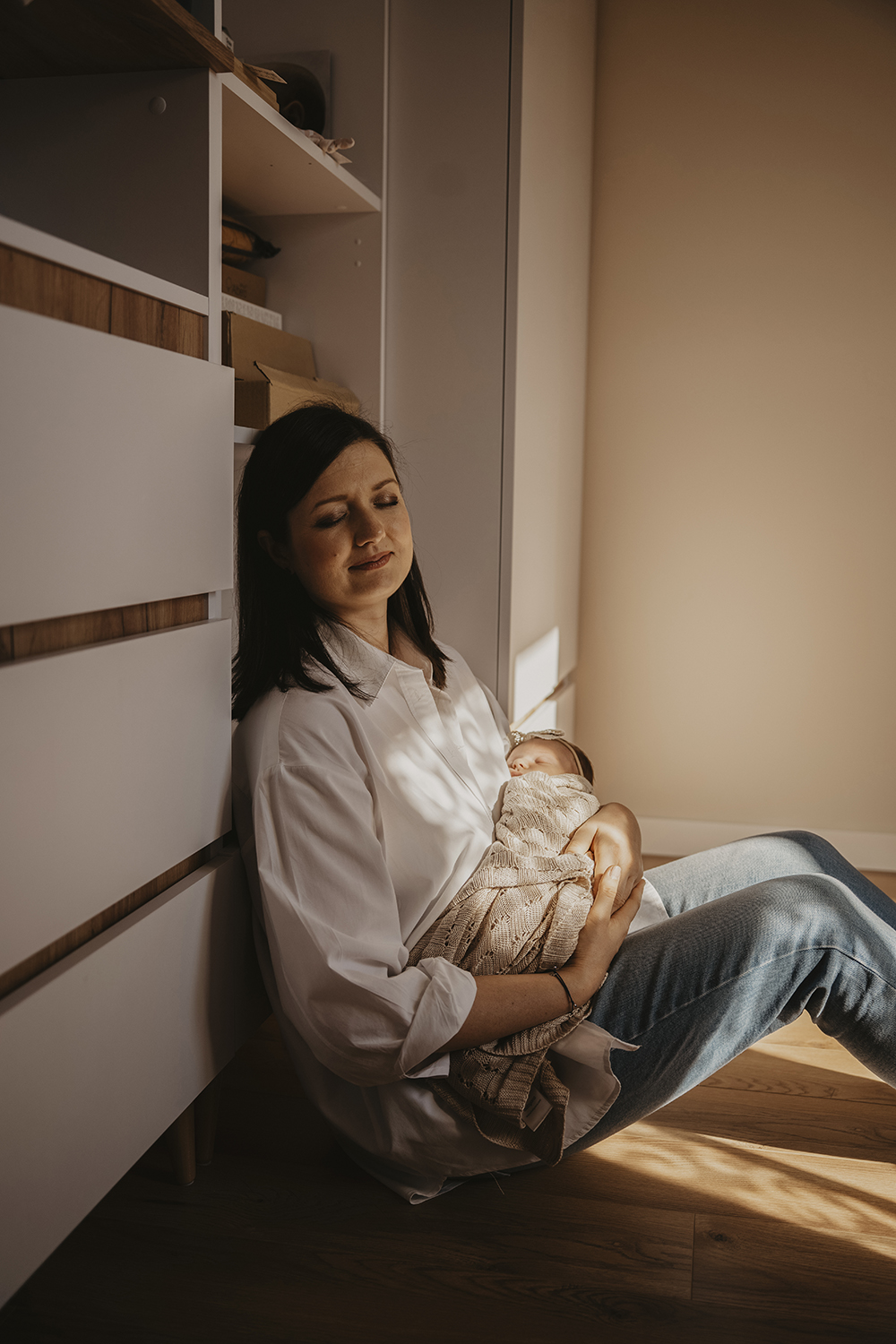 sesja noworodkowa w domu