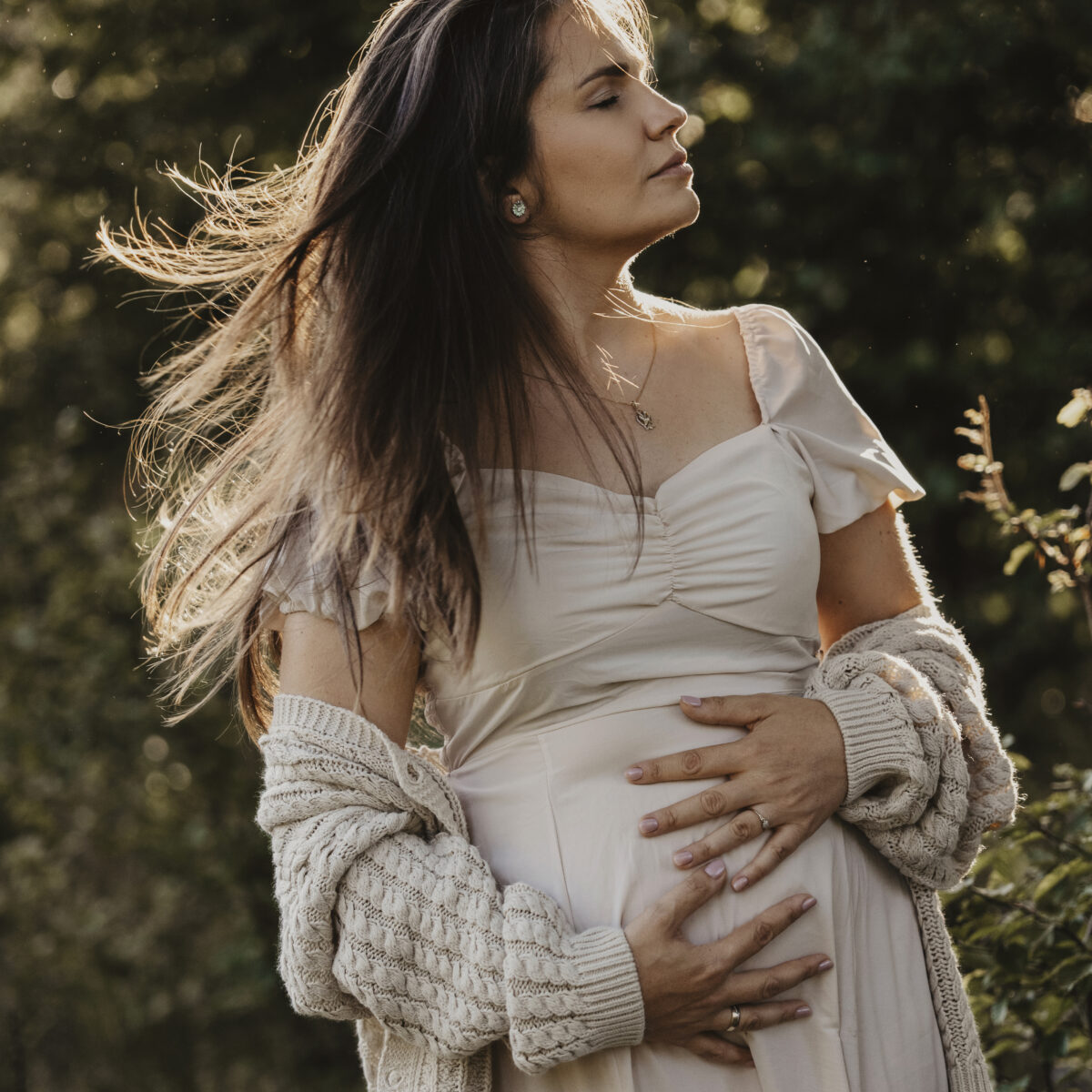 naturalna sesja ciążowa beskidy